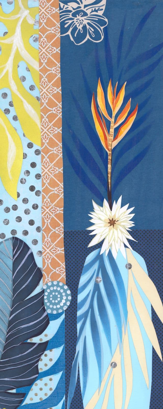 Better Nature — layered paper collage by Jennifer Peck