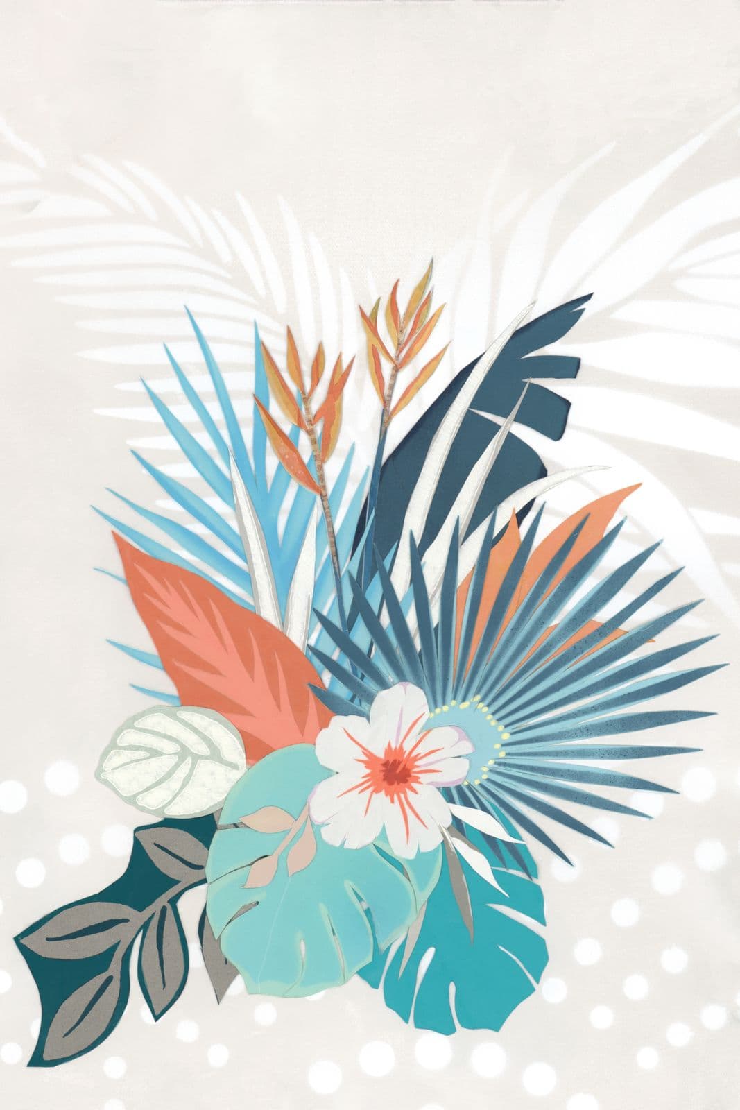 Oh So Fresh — layered paper collage by Jennifer Peck