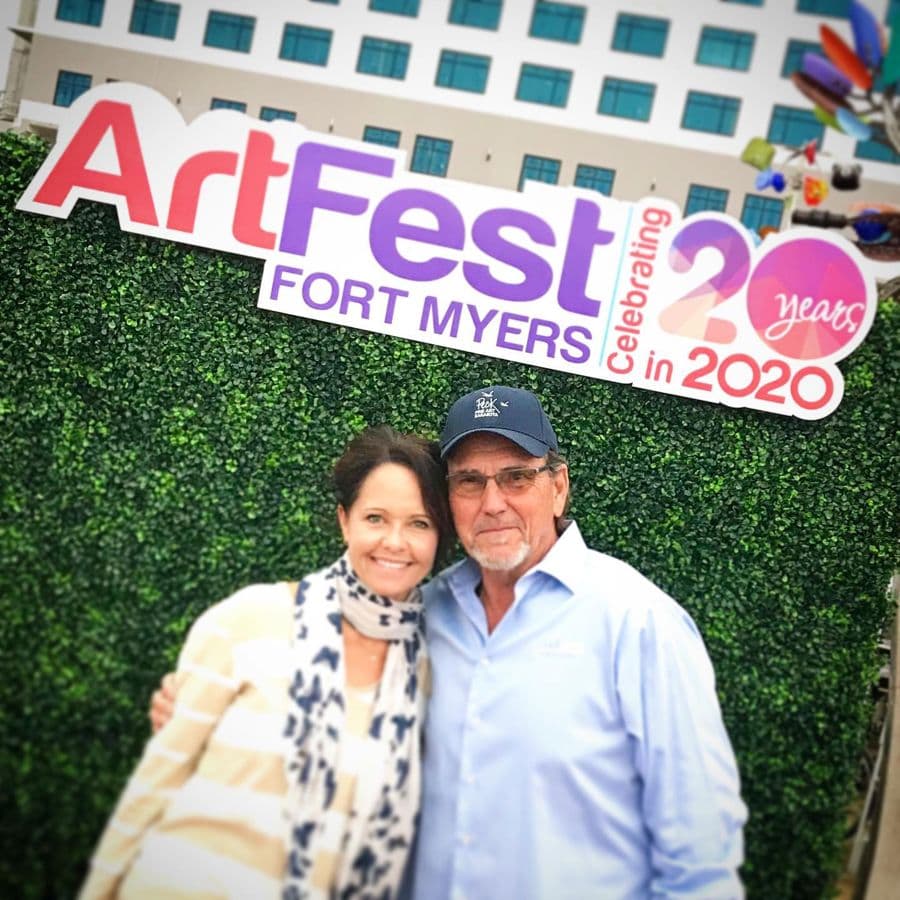 Steve and Jennifer at ArtFest Fort Myers